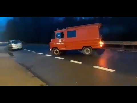 Powrót do koszar ŻUKa z OSP Stary Wiśnicz - Bochnia112.pl