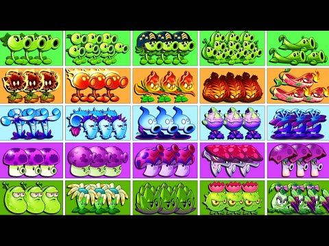 PvZ2 - Random 25 Plants Battlez - Who Will Win ? Plant Vs Plant