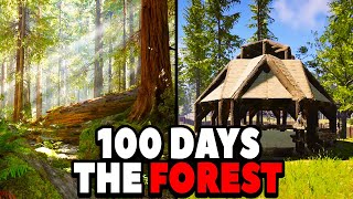 I Survived 100 Days in Sons of The Forest!