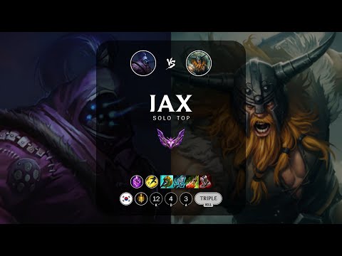Jax Top vs Olaf - KR Master Patch 13.1