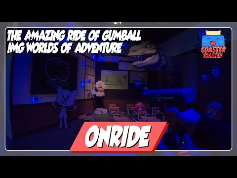 The Amazing Ride of Gumball - IMG Worlds of Adventure | ETF Rides / Alterface | Int. Dark Ride | POV