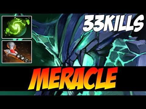 Meracle Plays Outworld Devourer WITH 33 KILLS - 7600 MMR - Dota 2