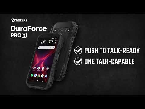 Verizon One Talk & Push to Talk-Ready | Ultra-Rugged DuraForce PRO 3 by Kyocera