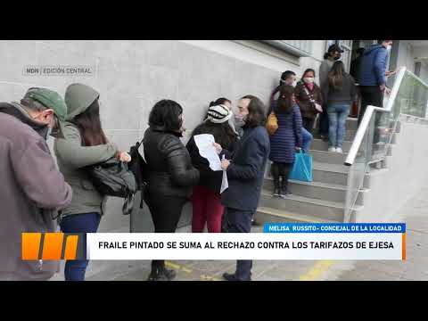 Fraile Pintado contra EJESA: "La boleta es impagable"