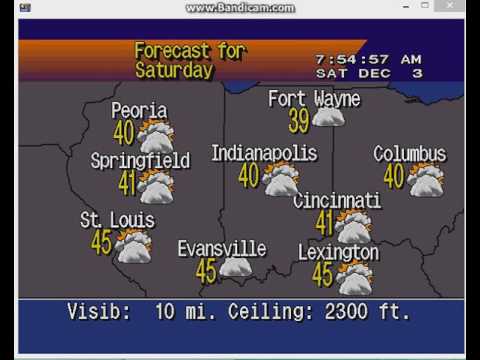WeatherSTAR 4000 Emulation - 7:53 AM - 12/03/2016
