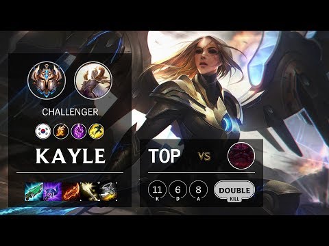 Kayle Top vs Ornn - KR Challenger Patch 10.10