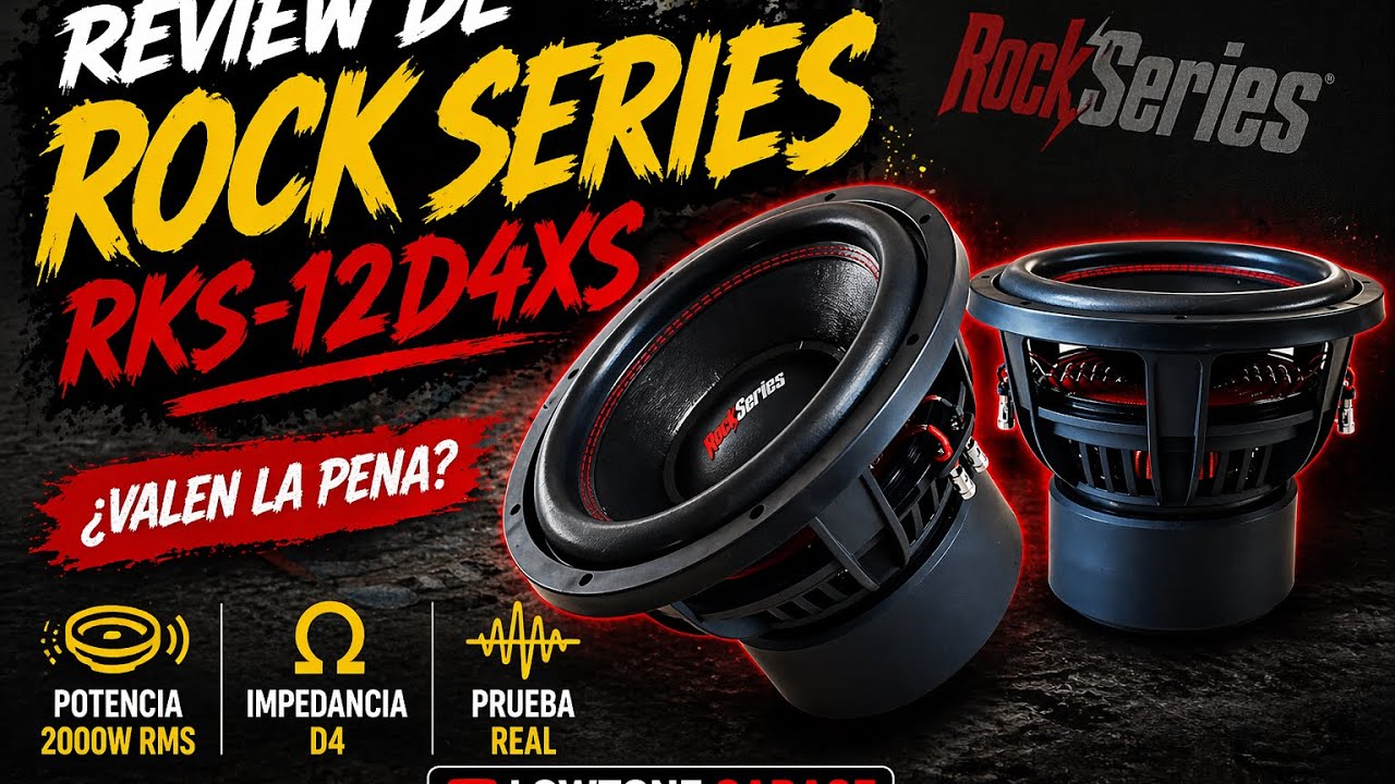 Review Rock Series RKS-12D4XS ! Los mas potentes de Rock Series!!!