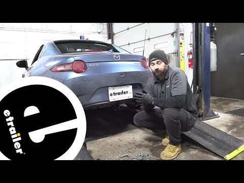 etrailer | DIY Install: Curt Trailer Hitch Receiver on your 2020 Mazda MX-5 Miata