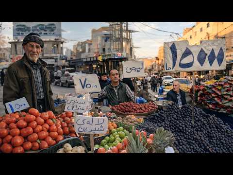 KURDISTAN Street Food In Slemani! Vibes Inside the Bustling Grand Bazaar
