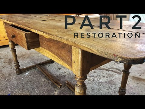 DIY Bog Oak. Table restoration. Part2