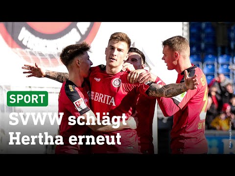 Highlights: SV Wehen Wiesbaden – Hertha BSC 3:1 I 2. Bundesliga 19. Spieltag I hessenschau