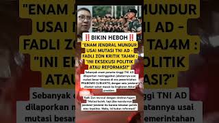 Download lagu Fadli Zon Kritik Enam Jendral Yang Mundur, Usai Mutasi TNI AD! #viral #shorts #viralvideo mp3 Download lagu Fadli Zon Kritik Enam Jendral Yang Mundur, Usai Mutasi TNI AD! #viral #shorts #viralvideo mp3