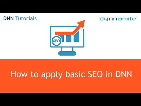 How to apply basic SEO in DNN 9