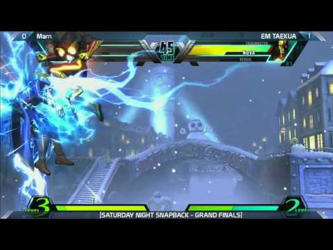 UMVC3: Marn vs EM TAEKUA - Grand Finals - Saturday Night Snapback 6.2