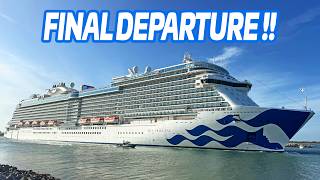 Sky Princess FINAL Day in Port Canaveral! | 5 Ship Sunday Sail Away Star of the Seas, Venezia & More