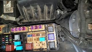 2007 Toyota Highlander Starter Relay & Starter Fuses