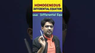 How To Find Homogeneous Differential Equations 😄😄  #maths #shorts #bhannatmaths