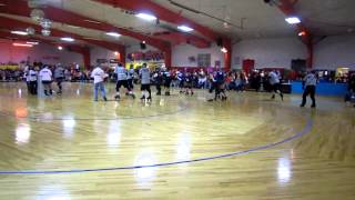 preview picture of video 'Gem City Rollergirls vs Ann Arbor Derby Dimes - 03-03-2013 - Q1J4'
