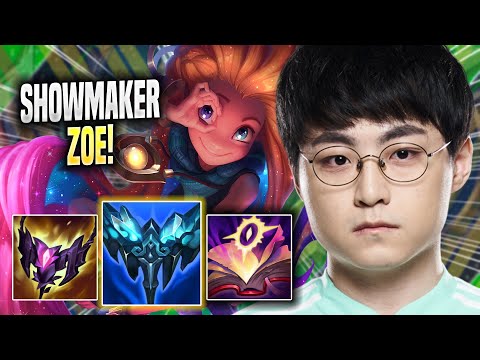 SHOWMAKER BRINGS BACK HIS ICONIC ZOE! - DK ShowMaker Plays Zoe MID vs Ahri! | Season 2022