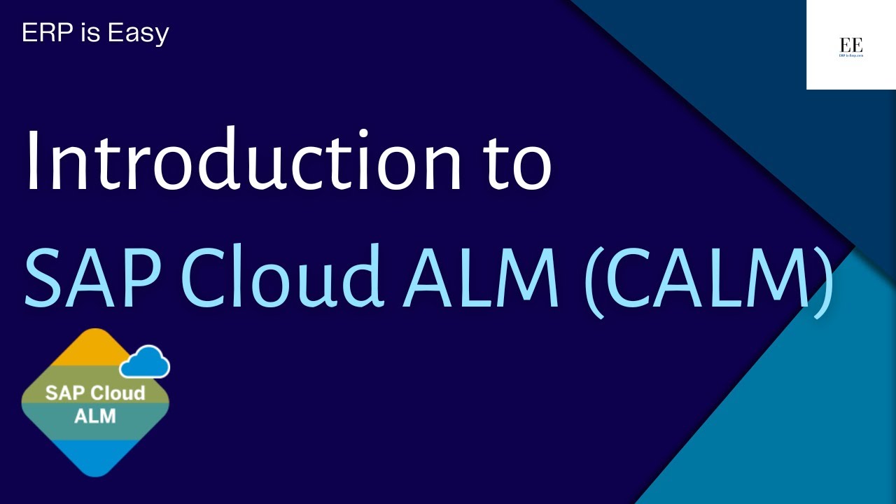 Introduction to SAP Cloud ALM | SAP CALM