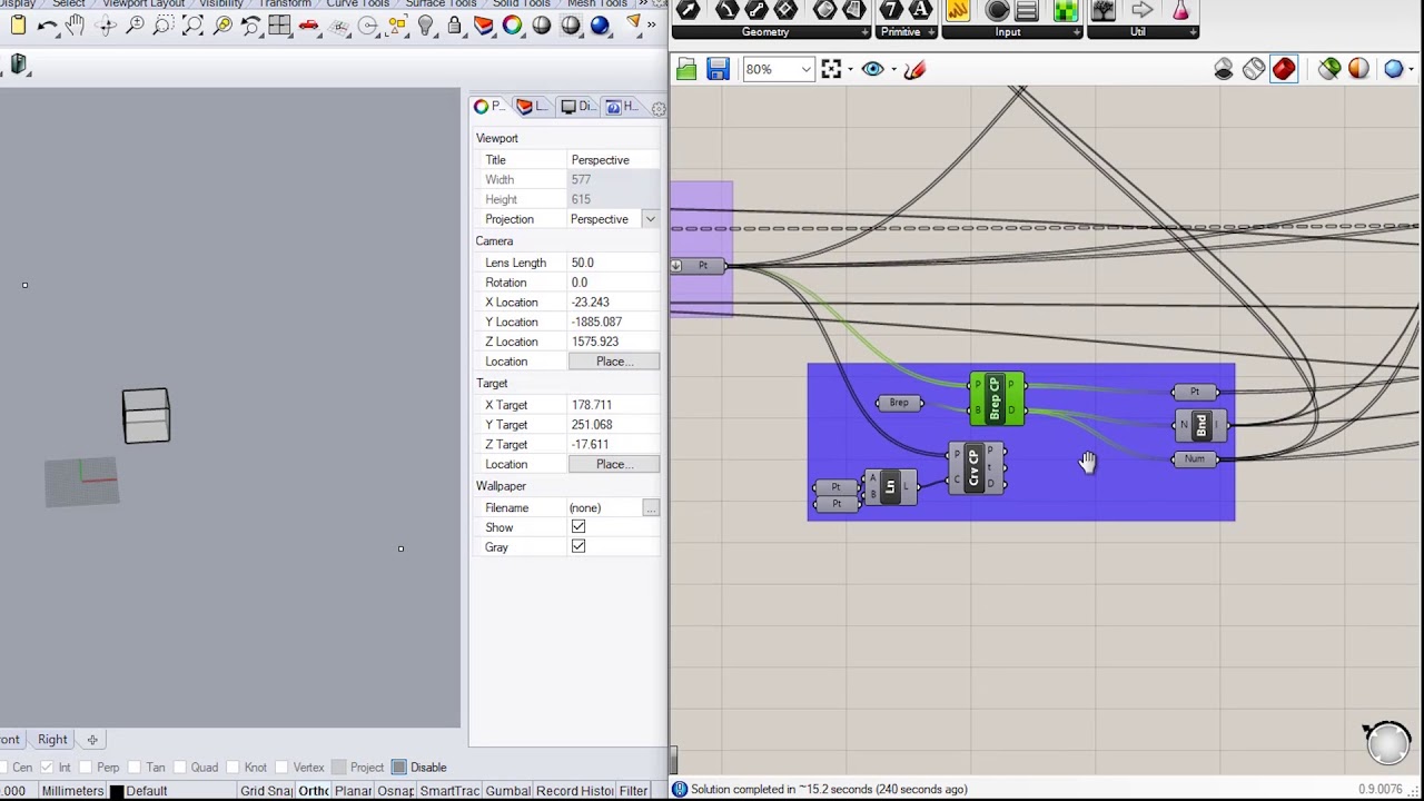 09 Curve Brep attractor Adding brep attractor