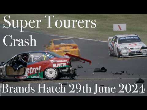 Super Tourers Crash - Super Touring Power 2 Brands Hatch 29th June 2024