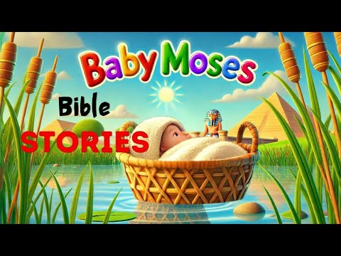🌊👶 Baby Moses in the Basket  | Animated Bible Story for Kids | Sir Kerks kIds Bible Adventures 🌊👶
