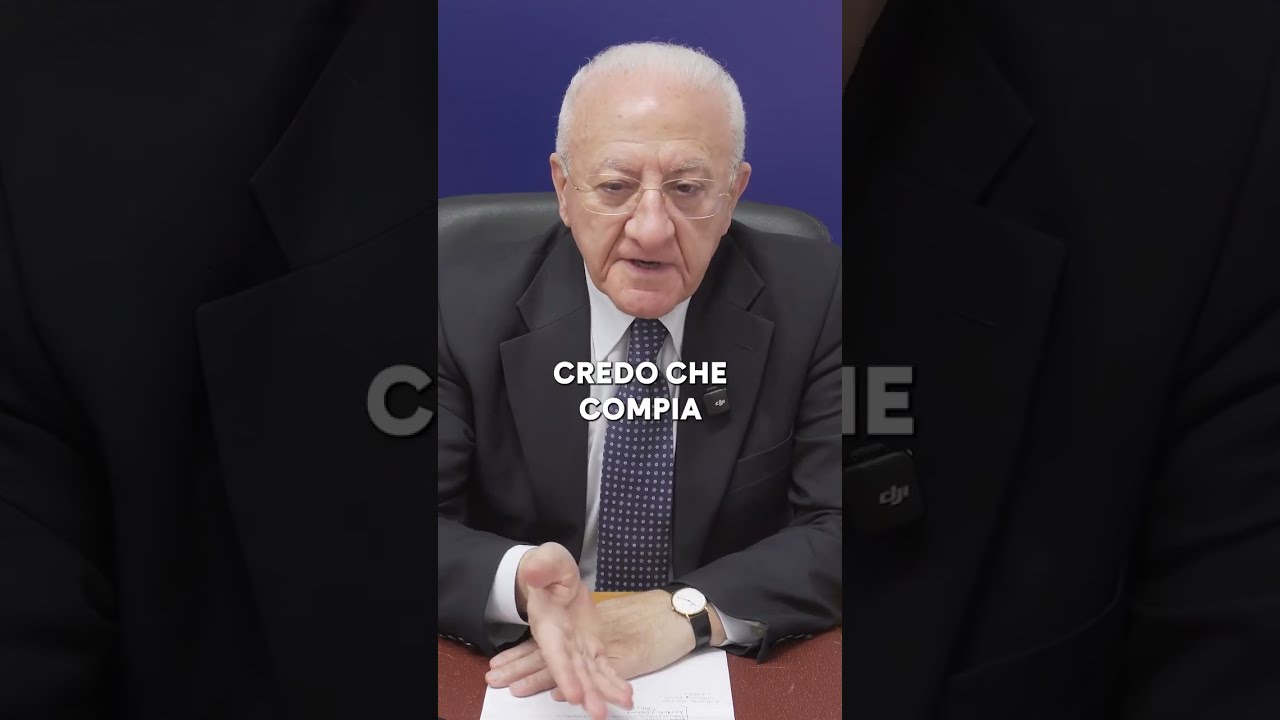 DE LUCA: "DA TRUMP CAFONERIA E ARROGANZA, PAPA LEONE ESEMPIO DI MITEZZA E SOBRIETÀ"