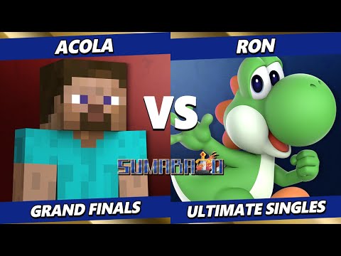 Sumabato GRAND FINALS - Acola (Steve) Vs. Ron (Yoshi) Smash Ultimate - SSBU