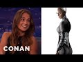 Alicia Vikander S Secret To Acting Like A Robot CONAN On TBS