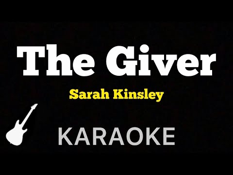 Sarah Kinsley - The Giver | Karaoke Guitar Instrumental