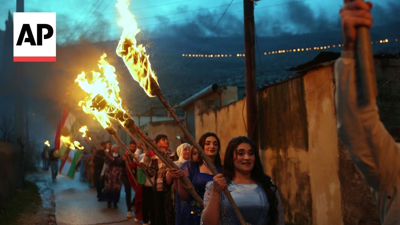 Video | Syrian Kurds return to Afrin, celebrate Nowruz for first time since exile and official recognition