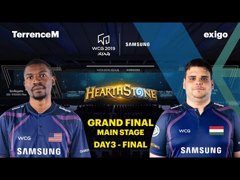 WCG 2019 GF | Hearthstone Final | TerrenceM vs exigo