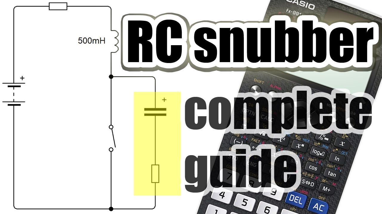 RC snubber circuit design and calculations for inductive loads