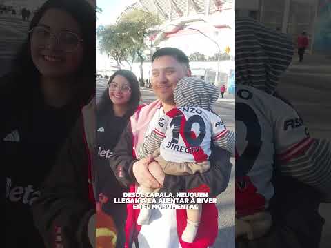 DESDE ZAPALA, NEUQUEN LLEGAN A LA ALENTAR A RIVER EN EL MONUMENTAL | Cadena 3 Argentina