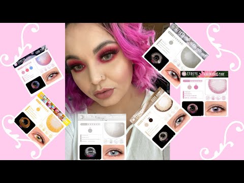Eye Contact Haul | TTDEYE | Beautybymarie91