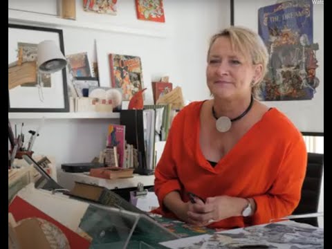 Collaged bookart and envelope demonstration: Alison Stockmarr