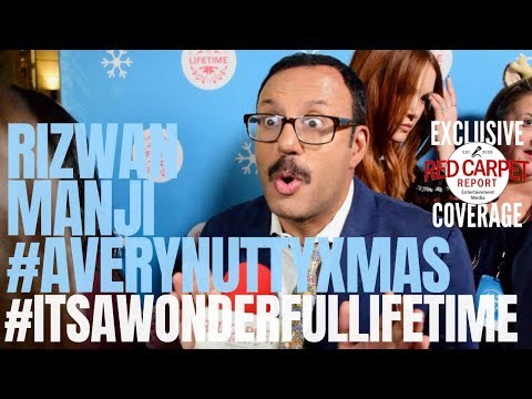 Rizwan Manji #AVeryNuttyXmas interview #ItsAWonderfulLifetime Christmas Movie Kickoff #LifeTimeTV