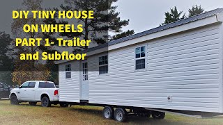 Turning an Old Camper frame into a TINY HOUSE ON WHEELS