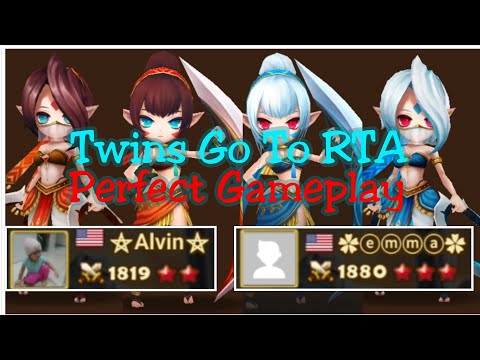 Twins Go To RTA | Summoners War Gameplay | Top RTA Fight G3