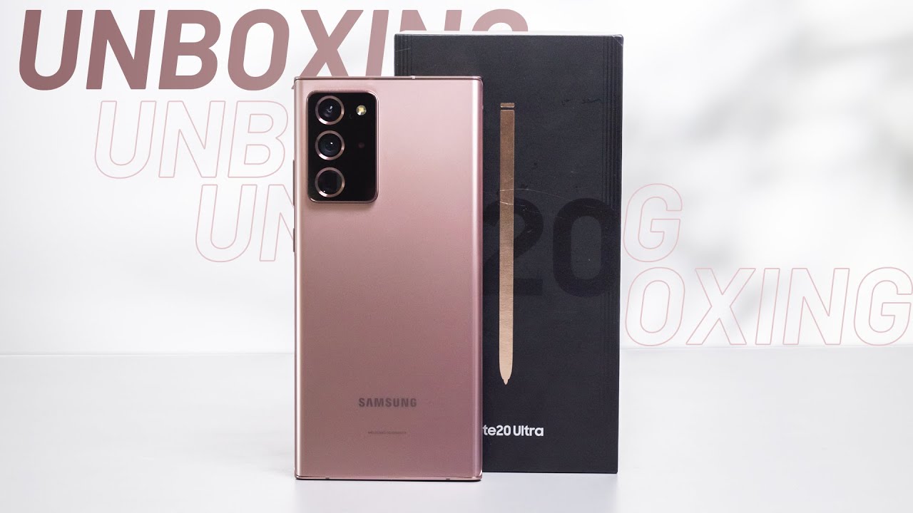 Mở hộp Samsung Galaxy Note 20 Ultra chính hãng
