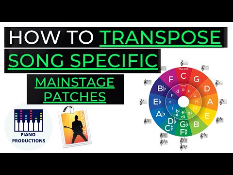 Transposing Patches in Mainstage 3 Complete Tutorial