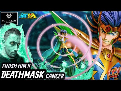 FINISH HIM!! A ONE-WAY TICKET TO HELL!! CANCER DEATHMASK 1/6 Zodiakos Studio - Saint Seiya