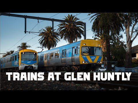 An Evening Peak at Glen Huntly | ft. 3xG Long Island Steel Train