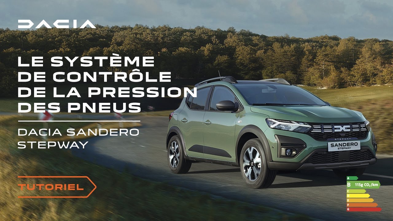 Sandero - L'avertisseur de perte de pression des pneumatiques