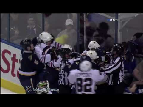 Ben Eager vs Barret Jackman Jan 2, 2010 - Blues feed