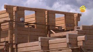 Строительство деревянного дома из лафета - Видео онлайн