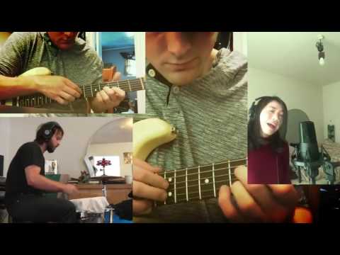 math rock guitar tapping song 14.2 (with drums and vocals!)