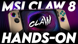 Beefy specs...but $900?! - MSI Claw 8 AI+ Hands-On Preview (CES 2025)