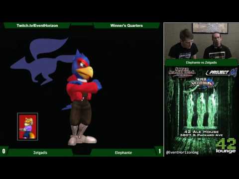 Construct 52 - Zelgadis(Fox) vs Elephante(Falco) - Melee WQ